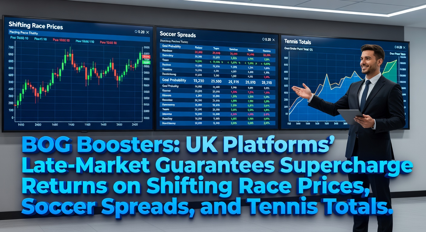 Dynamic chart illustrating Best Odds Guaranteed payouts during late-stage horse racing price fluctuations on UK betting platforms