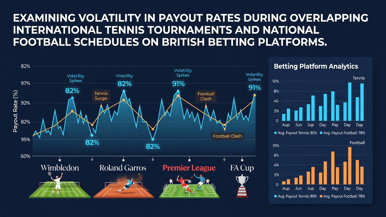 British betting platforms display fluctuating payout rates as tennis and football events overlap in June