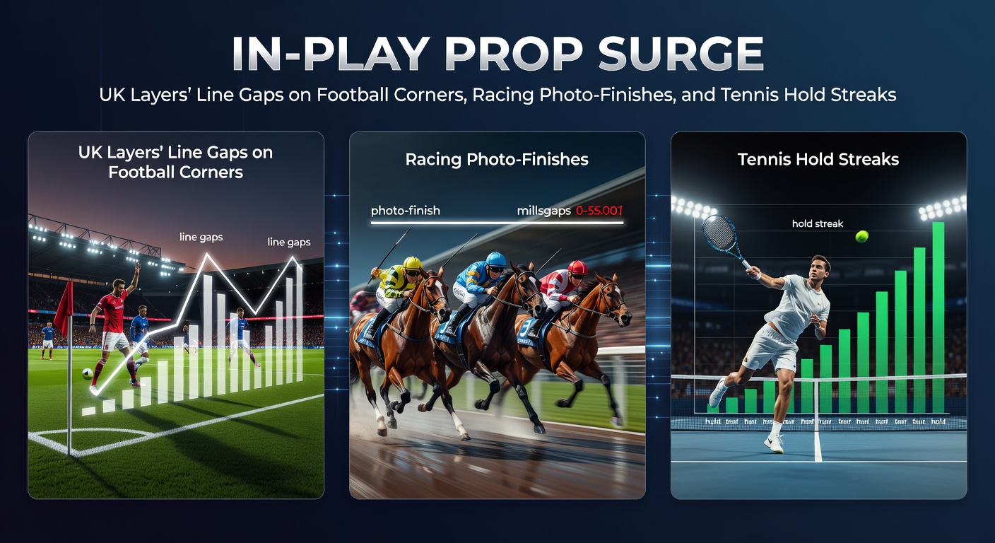 UK bookmakers' screens showing live odds discrepancies on football corner props during a Premier League match