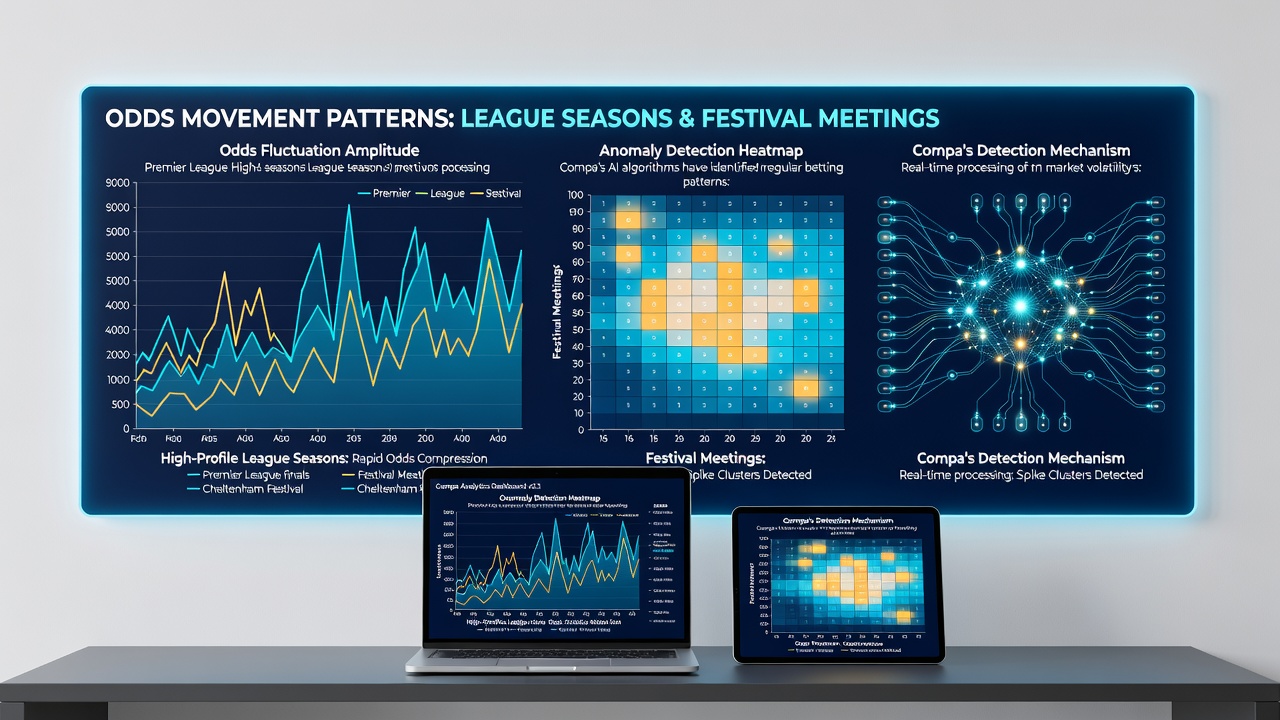 Festival meeting odds charts showing price drifts detected by comparison software